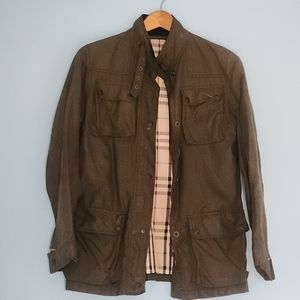Burberry wax miltary inspired jkt med